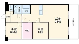 セントラルコートⅡ【6階】の間取り