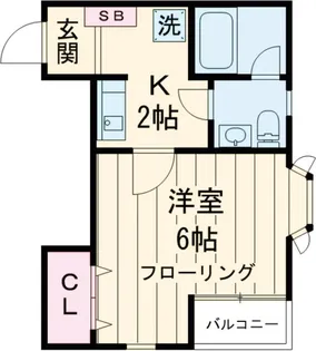 グレース駒沢【2階】の間取り