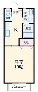 レジデント アン【1階】の間取り