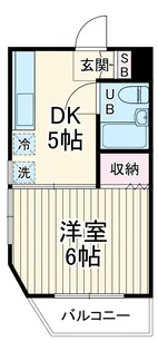 セブンゴールドハイツ【3階】の間取り