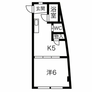 平野ビル【18号室】の間取り