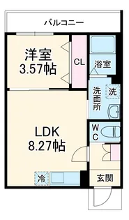グランデ新検見川【1階】の間取り