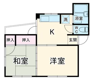 厚木Kビル【201号室】の間取り