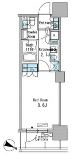 パークアクシス東十条【4階】の間取り