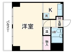 ダイアパレス津田沼【407号室】の間取り