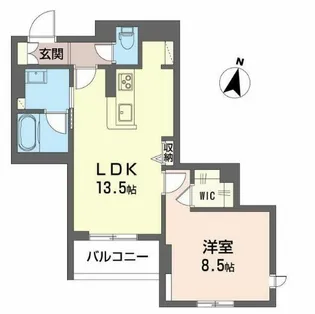 シャルム【3階】の間取り