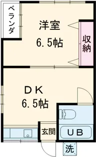 高田荘【2階】の間取り