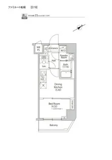 ファミルート船堀【1103号室】の間取り