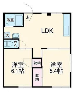 リブレス相模原【0201号室】の間取り