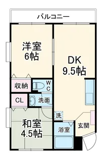 コージーコートA【2階】の間取り