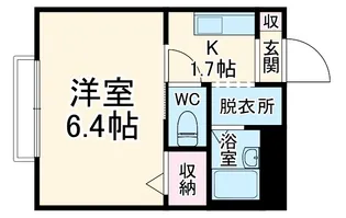 セルリアンブルー【1階】の間取り