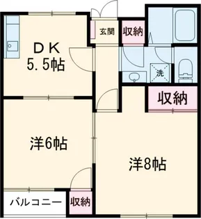 グリーンピア【1階】の間取り