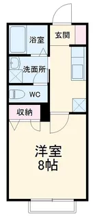 コーポ北澤Ⅰ【1階】の間取り