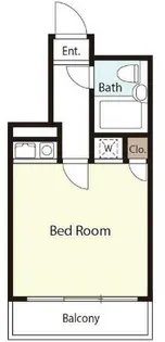 アンベリール東山【205号室】の間取り