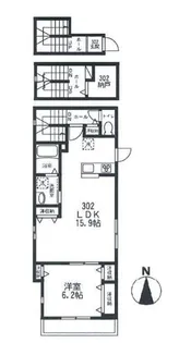 シャルール【3階】の間取り