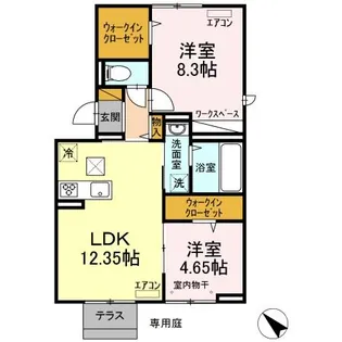 Stella【1階】の間取り