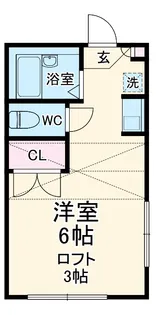 カーサ横浜青葉【1階】の間取り