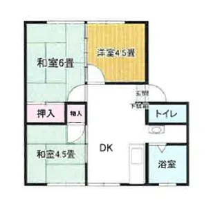 園生ビューレジデンス【202号室】の間取り