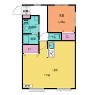 エクシブⅢ【3階】の間取り