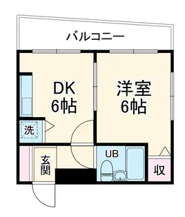 ライオンズプラザ久里浜【7階】の間取り