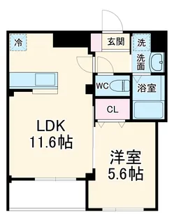 カーサ・ビオレッタ【3階】の間取り