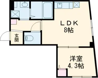 RAMIi板橋大和町【4階】の間取り