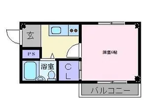 とのき第一ビル【201号室】の間取り