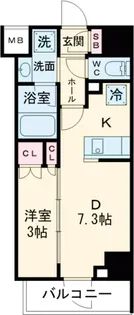 ARKMARK板橋大山【6階】の間取り