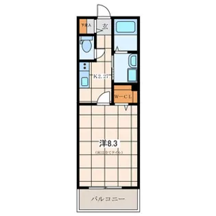 グラン レガーロ上星川II【202号室】の間取り