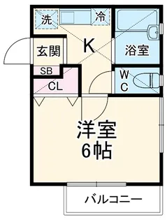 メルクマール湘南【2階】の間取り