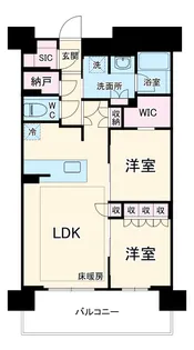 グランレアいいねタウン瑞穂【2階】の間取り