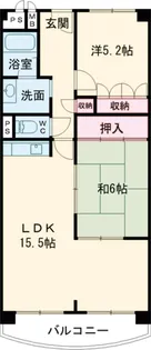 ネオコーポラス島ノ内A棟【7号室】の間取り