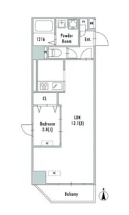 アルファコート谷在家【5階】の間取り