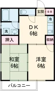 第2ハイツ小池【04030号室】の間取り