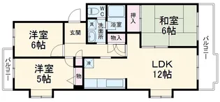 ベラビスタ21B棟【305号室】の間取り