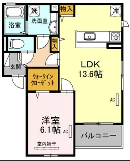 グレイスコートⅢ【2階】の間取り