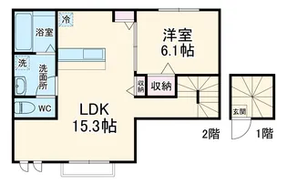 エルシオン狛江【2階】の間取り