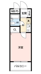 クレスト小杉【2階】の間取り