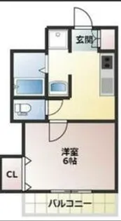 ファーストプラザ【203号室】の間取り