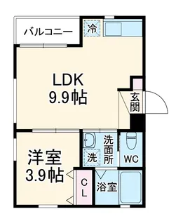 シエラ【301号室】の間取り