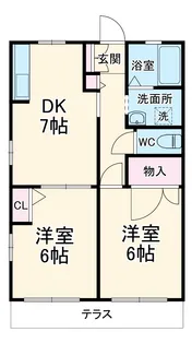 グレースパレス【101号室】の間取り