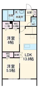 Maison Tampopo【1階】の間取り