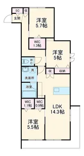 Maison Tampopo【2階】の間取り