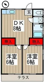 メゾン曙【1階】の間取り