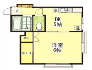 フラワーメゾン【2階】の間取り