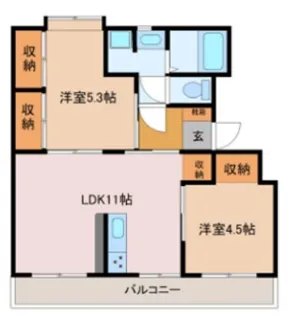 ドリーム佐倉Ⅰ棟【1階】の間取り