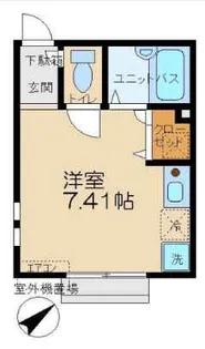 スタージュ【01030号室】の間取り