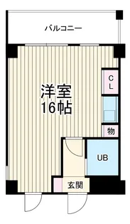 ランブラス堀川【1階】の間取り