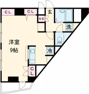 カーサスプレンディッド学芸大学【6階】の間取り