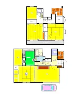 みのだマンション【F号室】の間取り